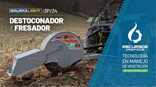 Destoconador Baumalight P334 para tractores de 50 a 80 hp [upl. by Esau]