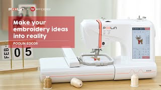 EOC05 Embroidery Machine  Start Your Embroidery Business [upl. by Sew723]