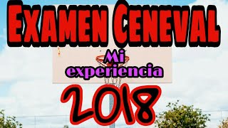 Examen Ceneval  Mi experiencia [upl. by Eedyaj]