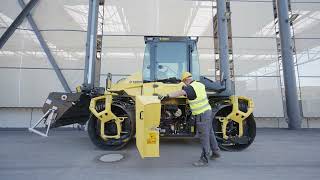 Bomag BW200 asphalt rolling [upl. by Anura]