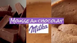 Recette de la mousse au chocolat au lait Milka [upl. by Dorie]