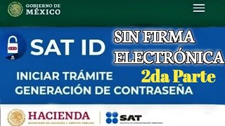 Genera o Recupera tu CONTRASEÑA DE RFC sin EFIRMA o CORREO REGISTRADO Enero 2022 2DA PARTE [upl. by Aita]