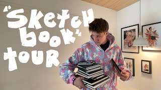 Wie ich zeichnen gelernt habe • Sketchbooktour [upl. by Meuse]