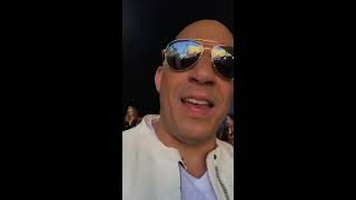 Vin Diesel forgot to turnoff his Livestream at Infinity War Premiere [upl. by Gnuj354]