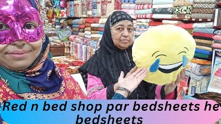 Visit rjshoppingmall Bed n Red shop karachi so I uploaded My 13th vlog [upl. by Ytirev170]