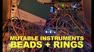 Mutable Instruments Beads amp Rings  No Talking [upl. by Verger]