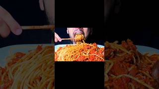 ASMR SPAGHETTI PARMESAN BOLOGNESE PASTA EATING SOUNDS MUKBANG [upl. by Xerxes]