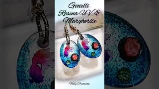 💫Fai da Te Gioielli Trasforma i Tuoi Sogni con Resina UV e Fiori  Tutorial resinart earrings [upl. by Bergeron]