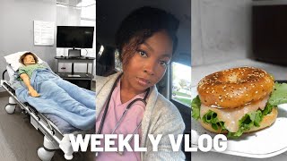 Week in the life of a nurse Wedding prep First clinical shifts Luxury unboxing [upl. by Nolrac]