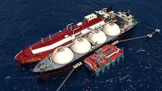 Gasfin Floating Regasification Unit  FRU [upl. by Nehtiek603]