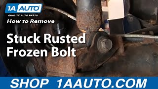 How to Remove Stuck Rusted Frozen Bolt by Heating With a Torch [upl. by Drummond]