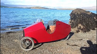 I Made A New Wooden Pedal Car  And Its Very Red thanks to Wrap Direct [upl. by Anileh]