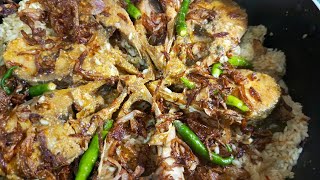 ইলিশ পোলাও। ilish polao reciperecipe ইলিশ ইলিশপোলাও explore recipevlog shakilasvlog [upl. by Lysander]