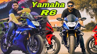 Yamaha R6 😍 Crazy 600cc SuperBike🔥 First Ride with R6 [upl. by Yrekaz104]