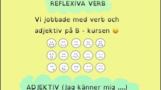 Reflexiva verb och adjektiv [upl. by Aggri552]