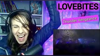 LOVEBITES quotThunder Vengeancequot reaction [upl. by Etnoled357]