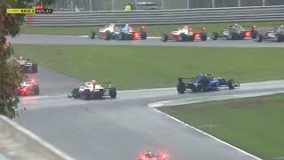 First Lap chaos 2024 Italian F4 Monza Race 2 [upl. by Butta]