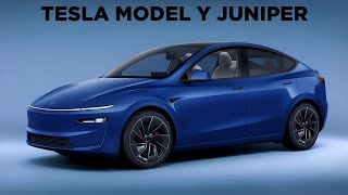 New 2025 Tesla Model Y Juniper facelift  First Look [upl. by Assilana]