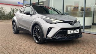 FE72XMG TOYOTA CHR GR SPORT SILVER 2022 TOYOTA BURROWS SHEFFIELD [upl. by Wash]