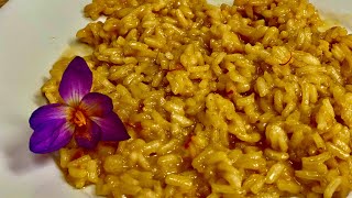 Risotto allo ZAFFERANO SELVATICO [upl. by Dunkin]