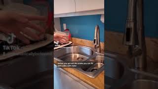 Unclog your sink with a plunger plumbing drain kitchen [upl. by Enicnarf795]