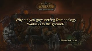 Demonology Warlocks React to WoW QampA [upl. by Williamson]