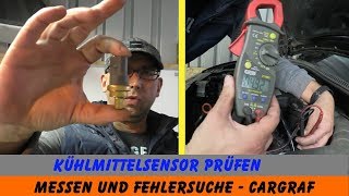 Kühlmittelsensor prüfen  Fehlersuche  Sensorik [upl. by Yrakaz56]