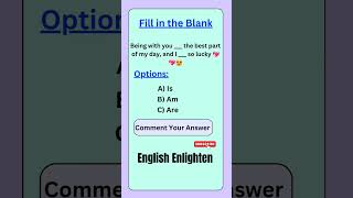 fill in the blank english englishlanguage basicenglishtips englishlearning tipstolearnenglish [upl. by Innoc]