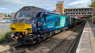 DRS Class 68 No 68008 ‘Avenger’  Chiltern Railways at Kidderminster [upl. by Hax]