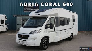 Adria Coral Axess 600 SL Motorhome For Sale at Camper UK [upl. by Alimac245]