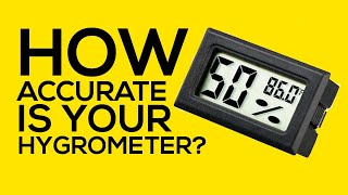 Test the Accuracy of a Hygrometer for your Grow Tent [upl. by Andert302]