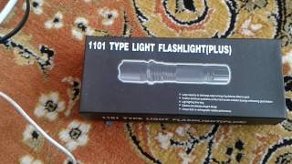 1101 TYPE LİGHT FLASHLİGHT PLUS ELEKTROŞOK LU EL FENERİ [upl. by Donough]