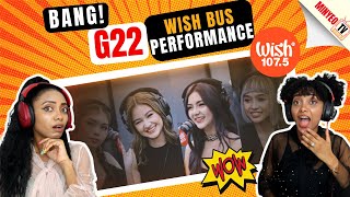 G22 performs quotBangquot LIVE on Wish 1075 Bus  Latinas Reaction  Minyeo TV 🇩🇴 [upl. by Koval]