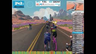 Zwift  Tempus Fugit in Watopia KICKR Shift vs KICKR Core PR [upl. by Lashonde261]