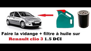 Changer le Filtre à Gasoil CLIO 3 15 DCI ⛽ [upl. by Doralia257]