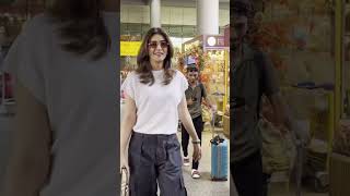 Which Is Your Favourite Kriti Sanon Film Comment kritisanon airportlook [upl. by Anelrahc]