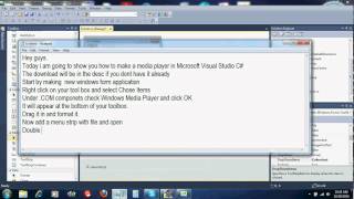 C Media Player Tutorial [upl. by Kerrison]