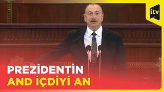 Prezident İlham Əliyevin Milli Məclisdə andiçmə mərasimi [upl. by Janeta]