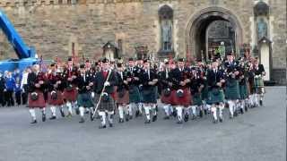 Bagpipers at Edinburgh Castle [upl. by Sairtemed439]