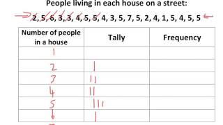 TallyFrequency Tables  Tutorial [upl. by Brittaney288]