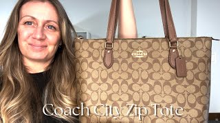 Coach City Zip Tote [upl. by Ydennek]