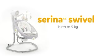 Joie serina™ swivel  MultiMotion Swing for Newborns [upl. by Gorrono]