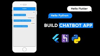 ChatBot App In Flutter  Python Backend With Flutter  Heroku Server Full Explanation [upl. by Jovitta]