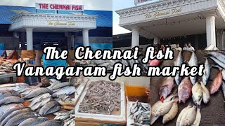 Vanagaram fish market  fishmarket videos feed chennai [upl. by Enyrat]