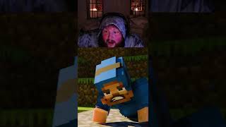 Caseoh Reacts to quotCaseOh Plays Minecraft Animationquot pt3 GibbsonTV shorts caseoh funnyclips [upl. by Enialedam]