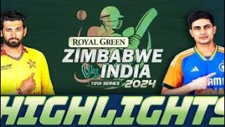 India T20 Tour Of Zimbabwe sports  cricket highlights  sports highlights  ODI  sony liv cnn [upl. by Rab466]