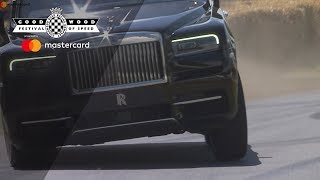 RollsRoyce Cullinan thrashed hard at Goodwood [upl. by Esoj355]