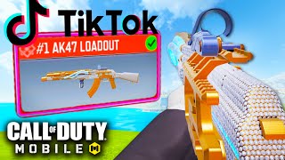 I Used 1 TIKTOK AK47 LOADOUT in COD MOBILE 🤯 [upl. by Hayman]