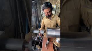 Flunch Welding in Wayer Pipe youtubeshorts machine automachine shortvideo [upl. by Bhayani]