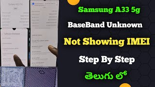 Samsung A33 5g BaseBand UnknownNo IMEI  Vigneswara Mobiles [upl. by Cosette607]